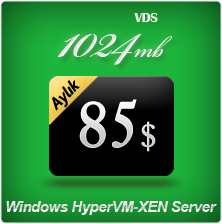 VDSEXTRAWindows Web Hosting Paketi